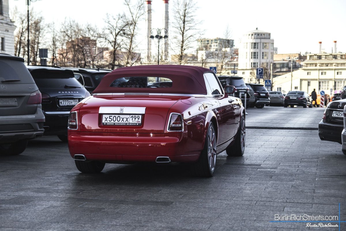 Rolls-Royce Phantom Drophead Coupé spotted in Moscow — BerlinRichStreets